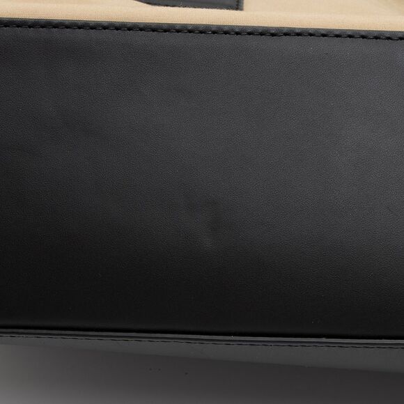 Bottega Veneta Canvas Calfskin Two Tone Tote